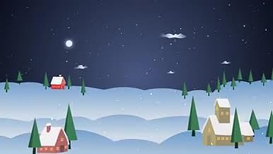 卡通圣诞动画视频视频的预览图